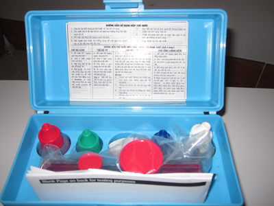 Hộp thử nước 4 in 1